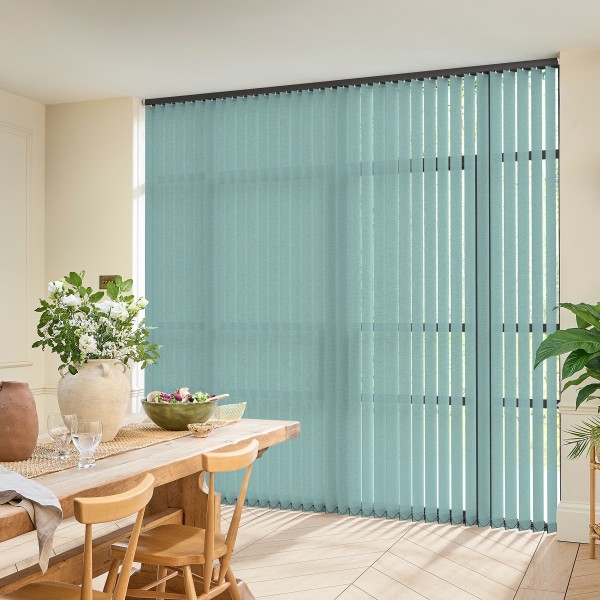 Hattie Turquoise Vertical blind
