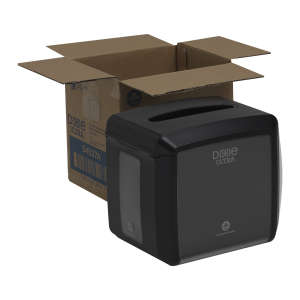 GEO54527A, Georgia Pacific, Dixie Ultra Tabletop,  Napkin Dispenser, Black