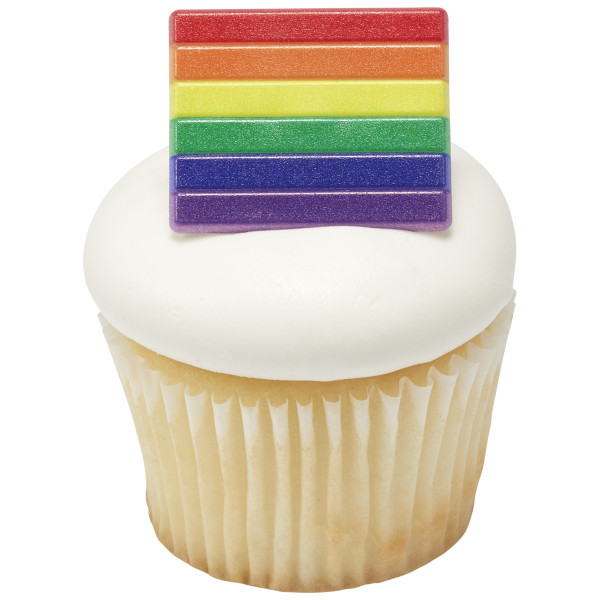Pride Cupcake Rings
