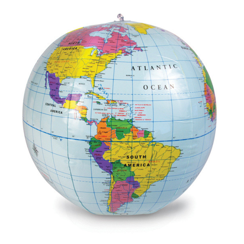 Inflatable+11%22+World+Globe