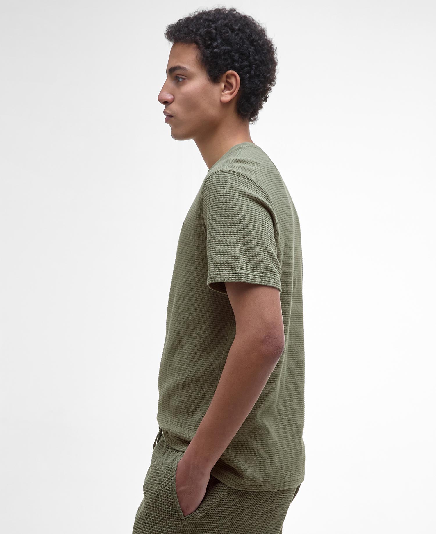 Platford Tailored Waffle T-Shirt image number 3