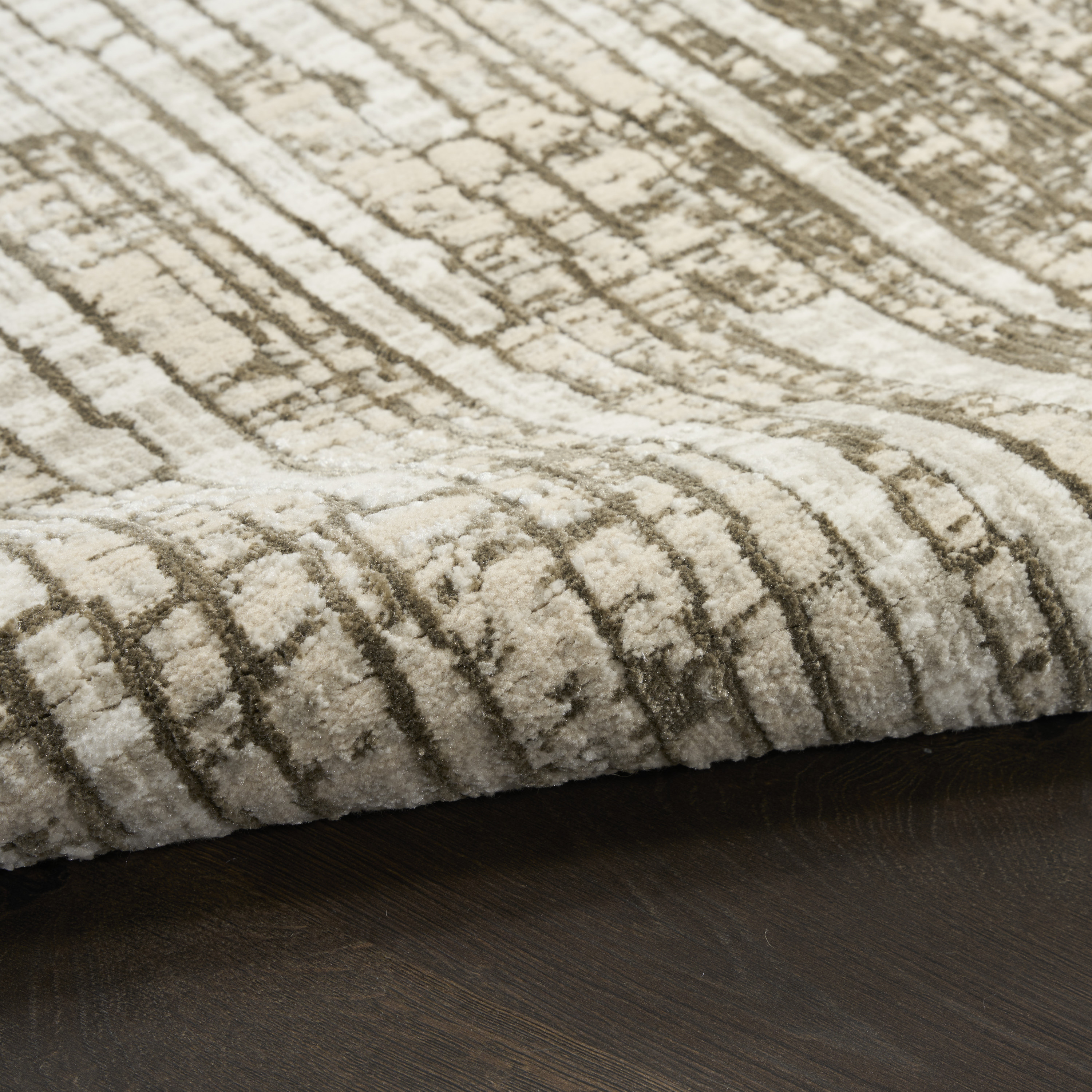 Nourison Soft Structure 5'3" x 7'3" Mocha Modern Indoor Rug