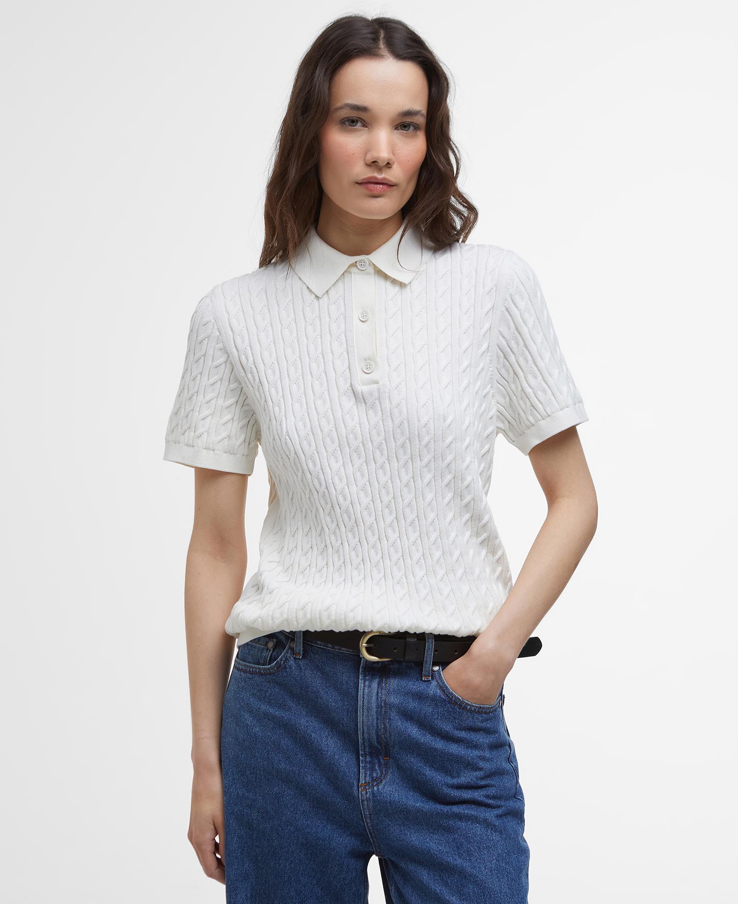Hartland Knitted Polo Shirt image number 0
