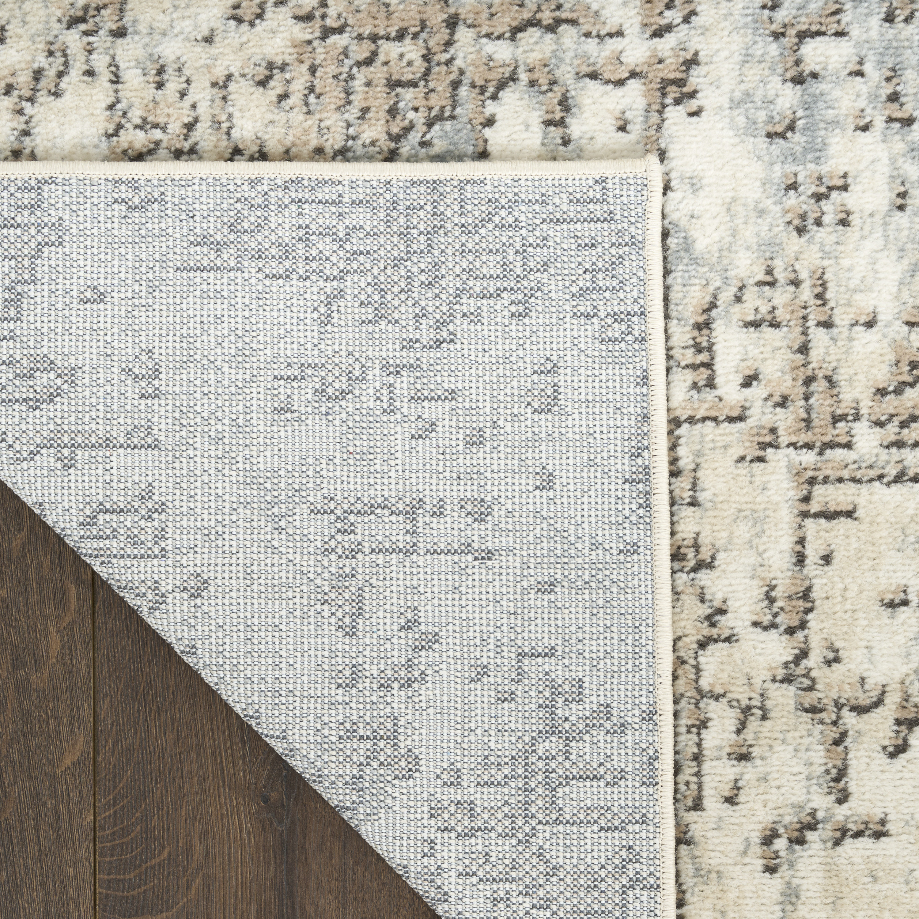 Nourison Quarry 7'10" x 9'10" Ivory Beige Modern Indoor Rug