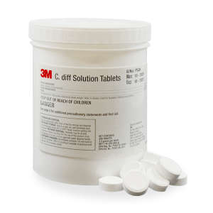 3M,  C. diff Solution Tablets - Quart Size,  200 Tablets/Bottle