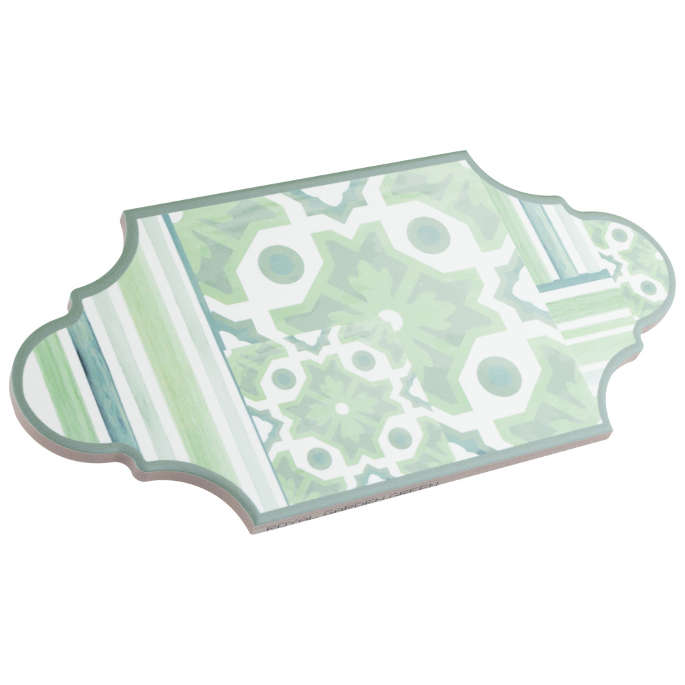 Royal Garden Provenzal Green 6-1/4 in. x 12-3/4 in. Porcelain Floor and Wall Tile