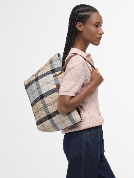 Wetherham Quilted Tartan Tote Bag Wetherham Quilted Tartan Tote Bag