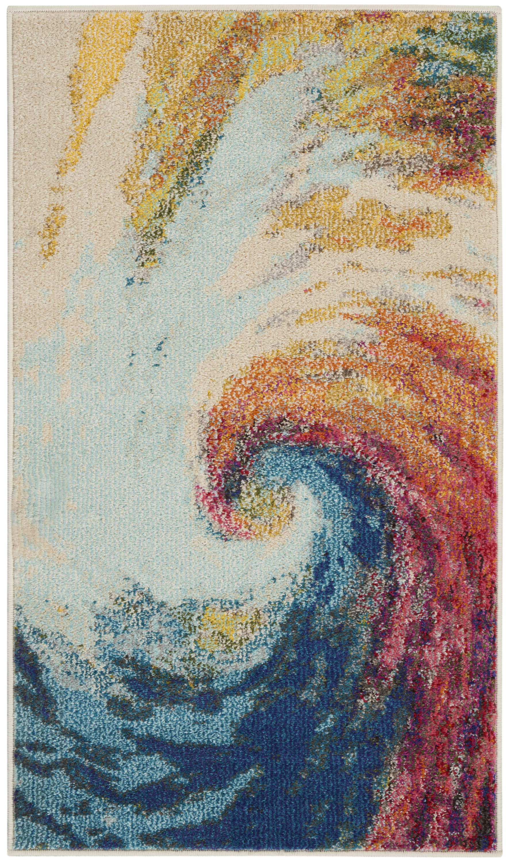 Nourison Celestial 2'2" x 3'9" Wave Modern Indoor Rug