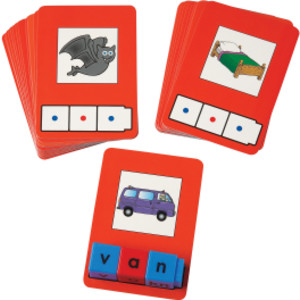CVC Word Building Cards, 24 Cards