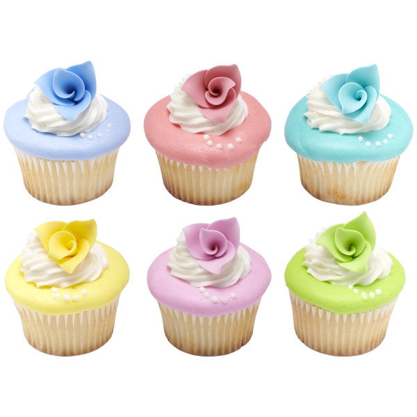 Pastel Origami Flowers Sweet Décor® Edible Decorations