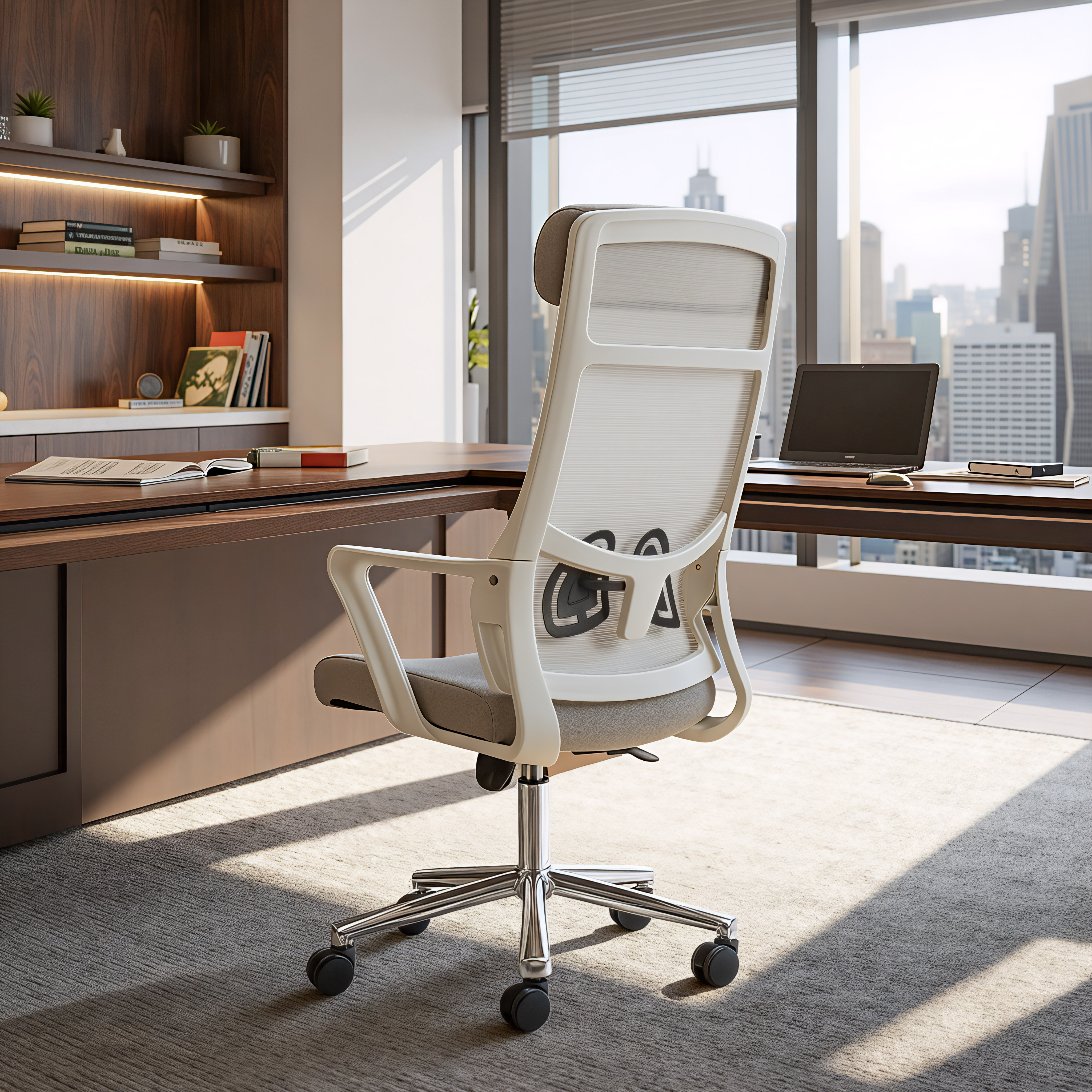 Jett High Back Office Chair Light Gray product image