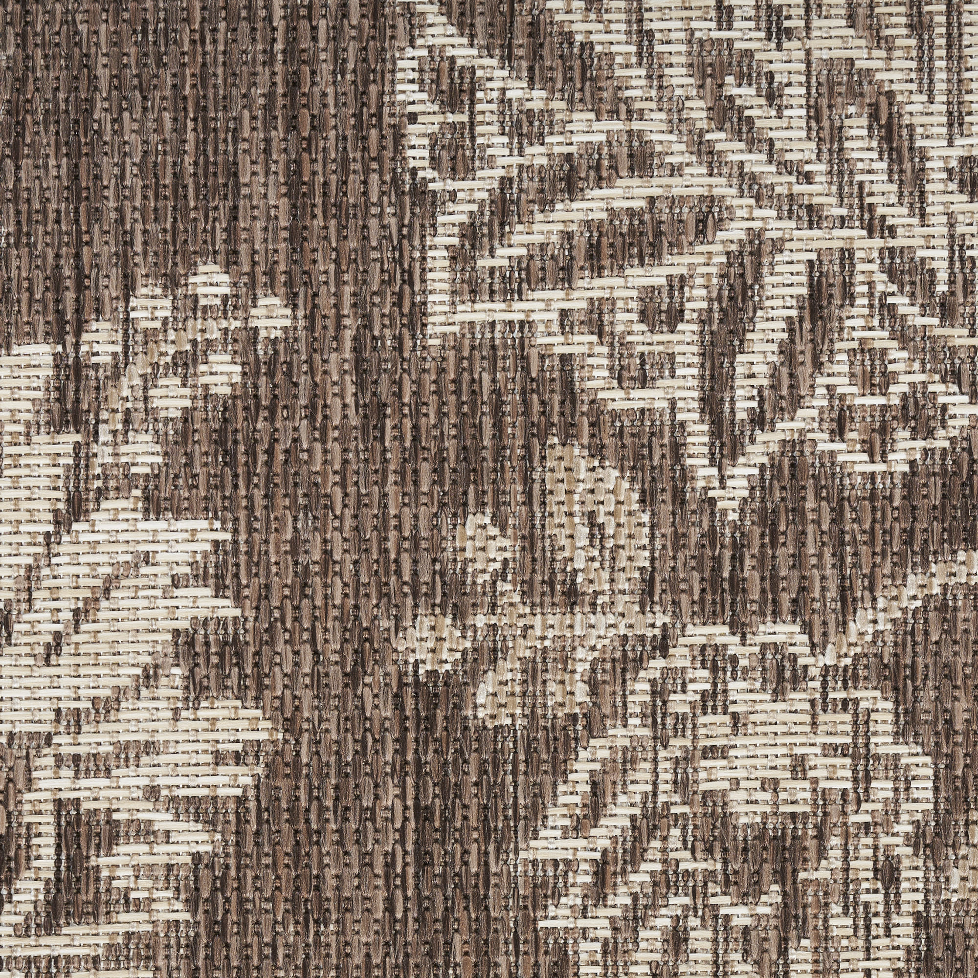 Nourison Garden Oasis 4' x 6' Mocha Tropical Rug