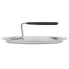 6 ⅝-inch Wear-Ever® domed aluminum cover with satin finish and dipped handle
