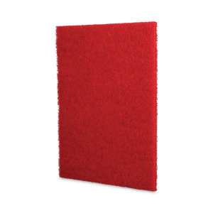 Boardwalk,  Buffing Rectangular Floor Pad, 14"x20, Red