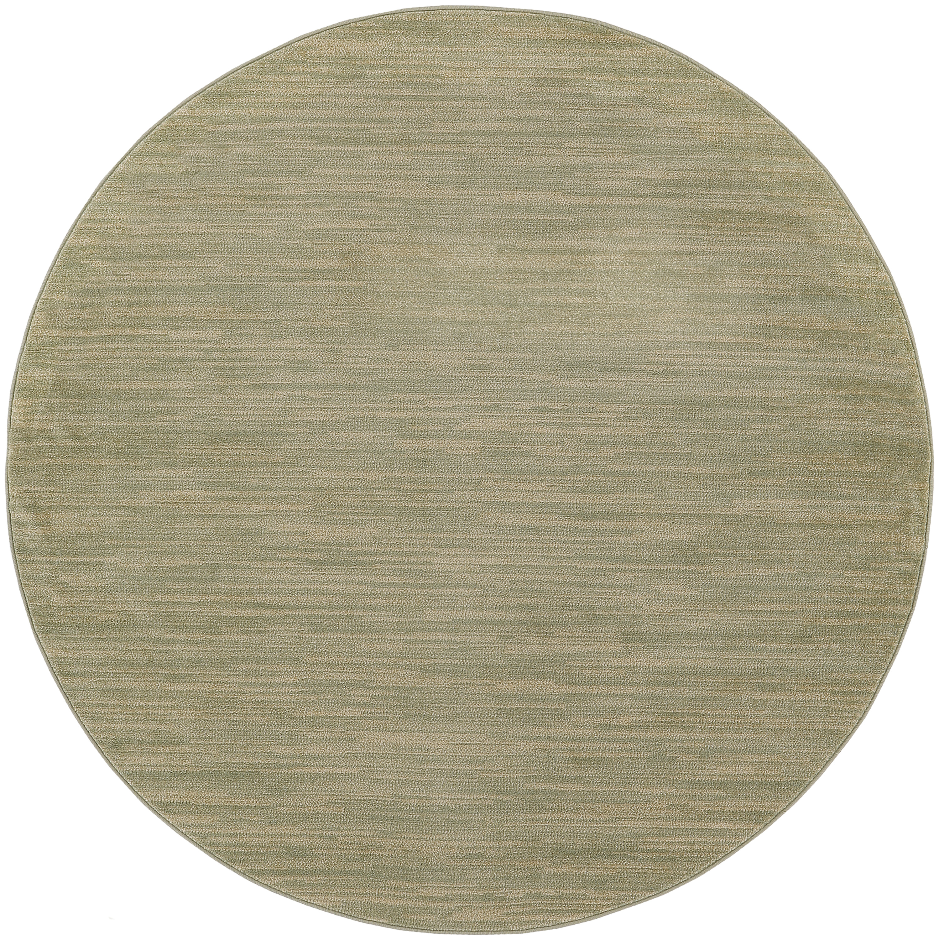 Nourison Nourison Essentials 6' x Round Green Gold Outdoor Rug