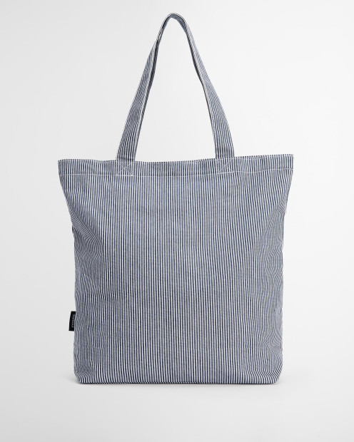 Tynedale Striped Tote Bag Navy/White