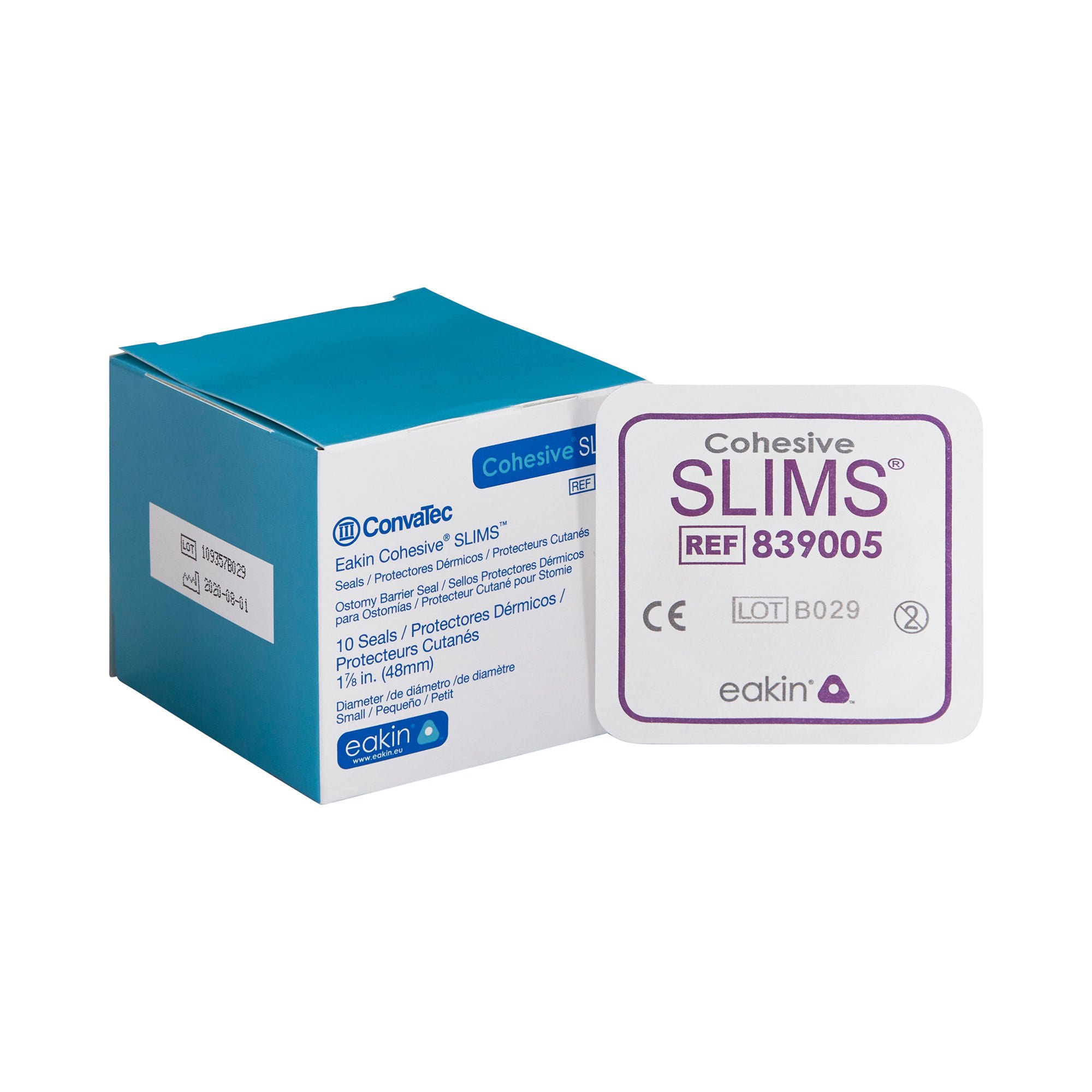Eakin Cohesive Ostomy Barrier Seal, Slim, 5 cm diameter, 3mm thickness