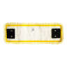 CRPWAVETABY18, I-Team, Premium Looped Microfiber Tabs Mop, 18"W, Yellow