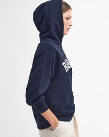 Northumberland Hoodie Navy-White