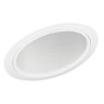 Juno 6" Standard Slope DownLight Baffle Trim White White Trim Ring