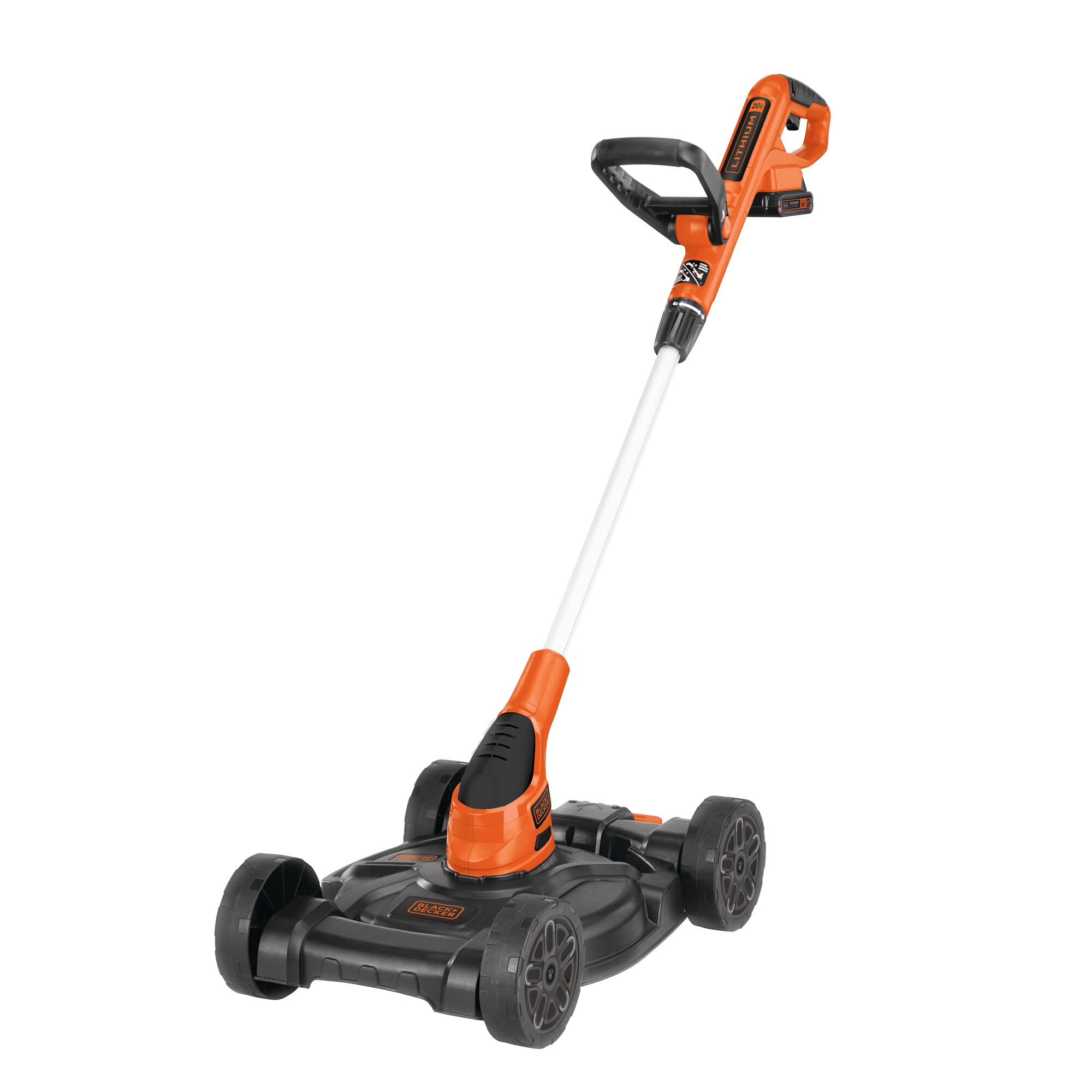 20V Max 3-In-1 Compact Mower onw white background.