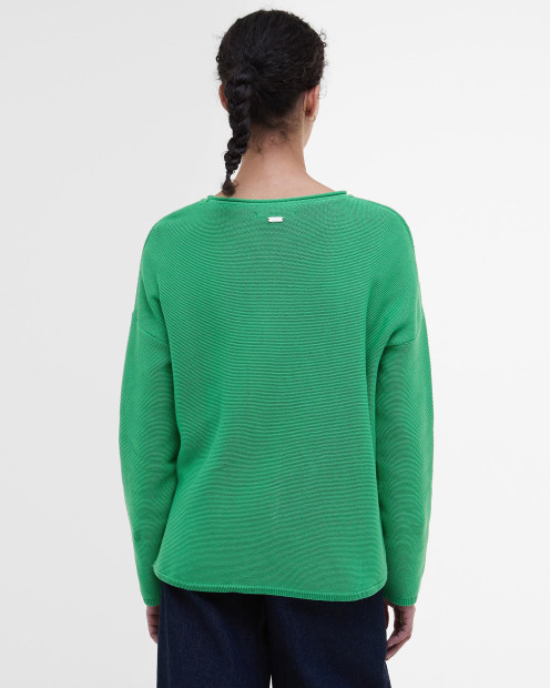 Marine Crew Neck Jumper Kelly Green