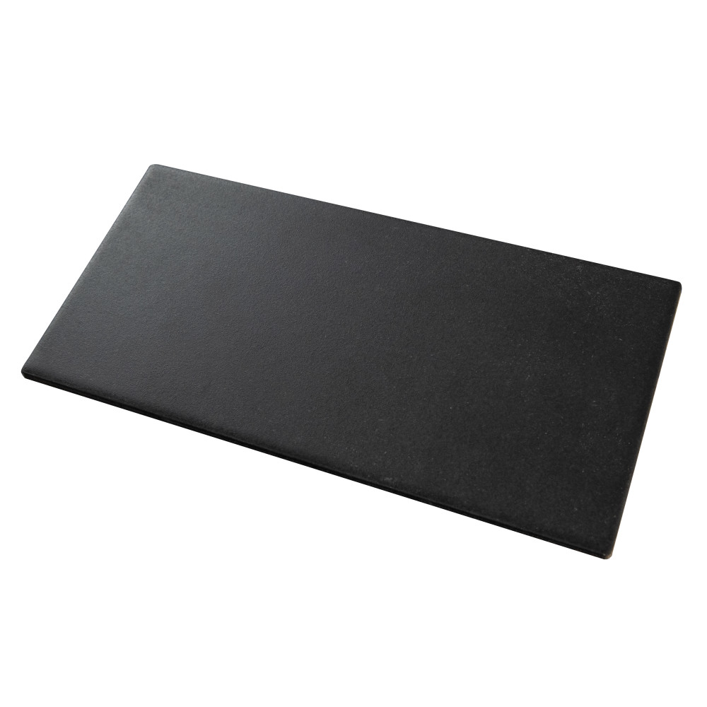 Piscina Matte Black with BioTech 9-5/8 in. x 19-1/2 in. Porcelain Floor and Wall Tile