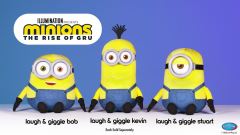 Illumination’s Minions: The Rise of Gru Laugh & Giggle Bob Plush,  Kids Toys for Ages 3 Up, Gifts and Presents - image 2 of 3