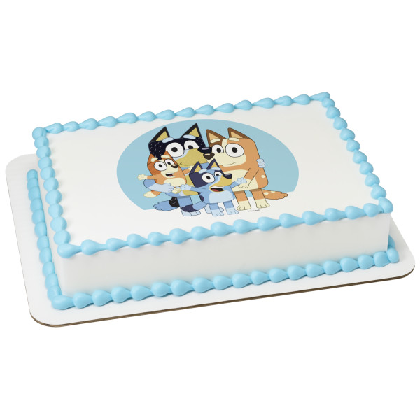 Bluey Family PhotoCake® Edible Image®
