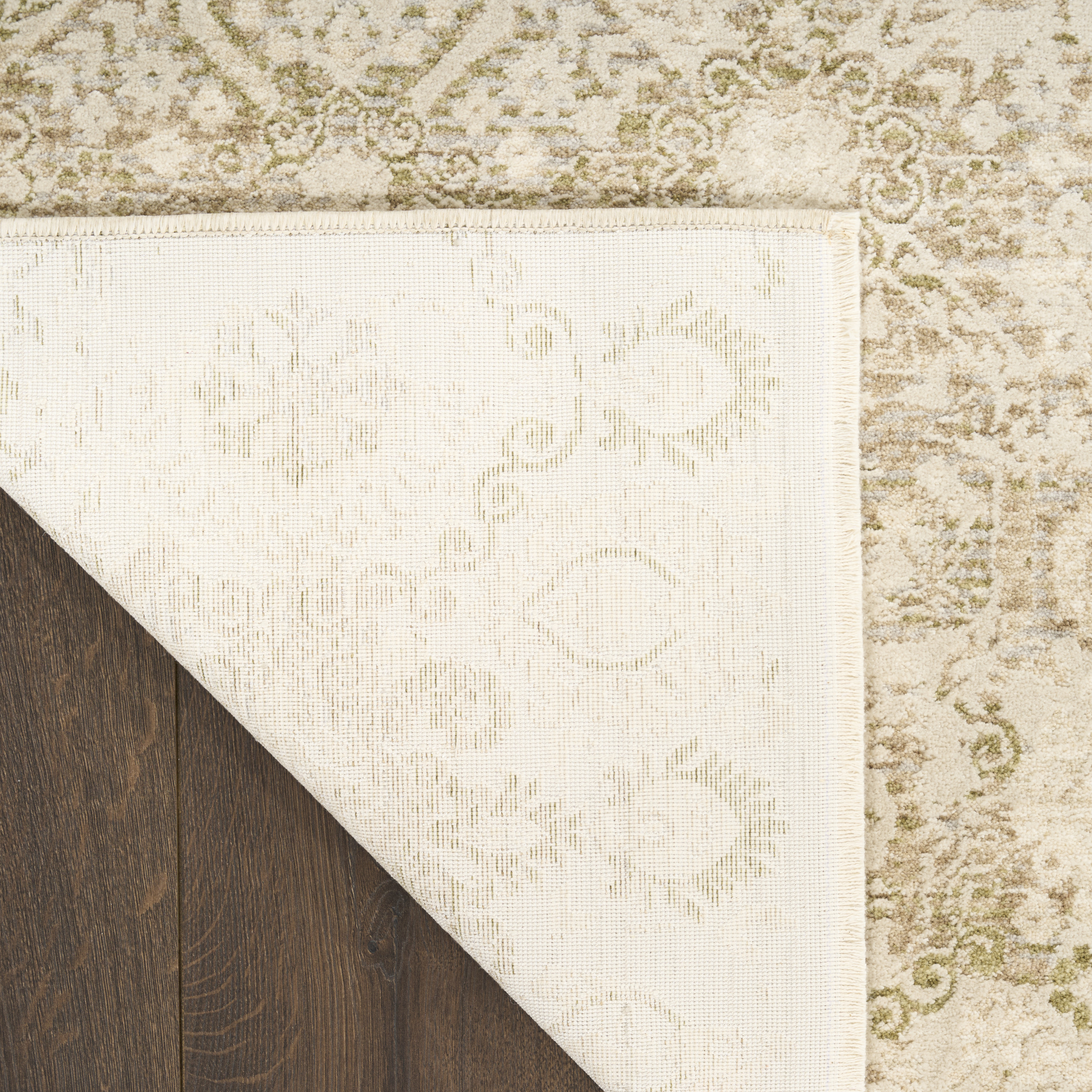Nourison Sultana 9' x 12' Beige Green Vintage Indoor Rug