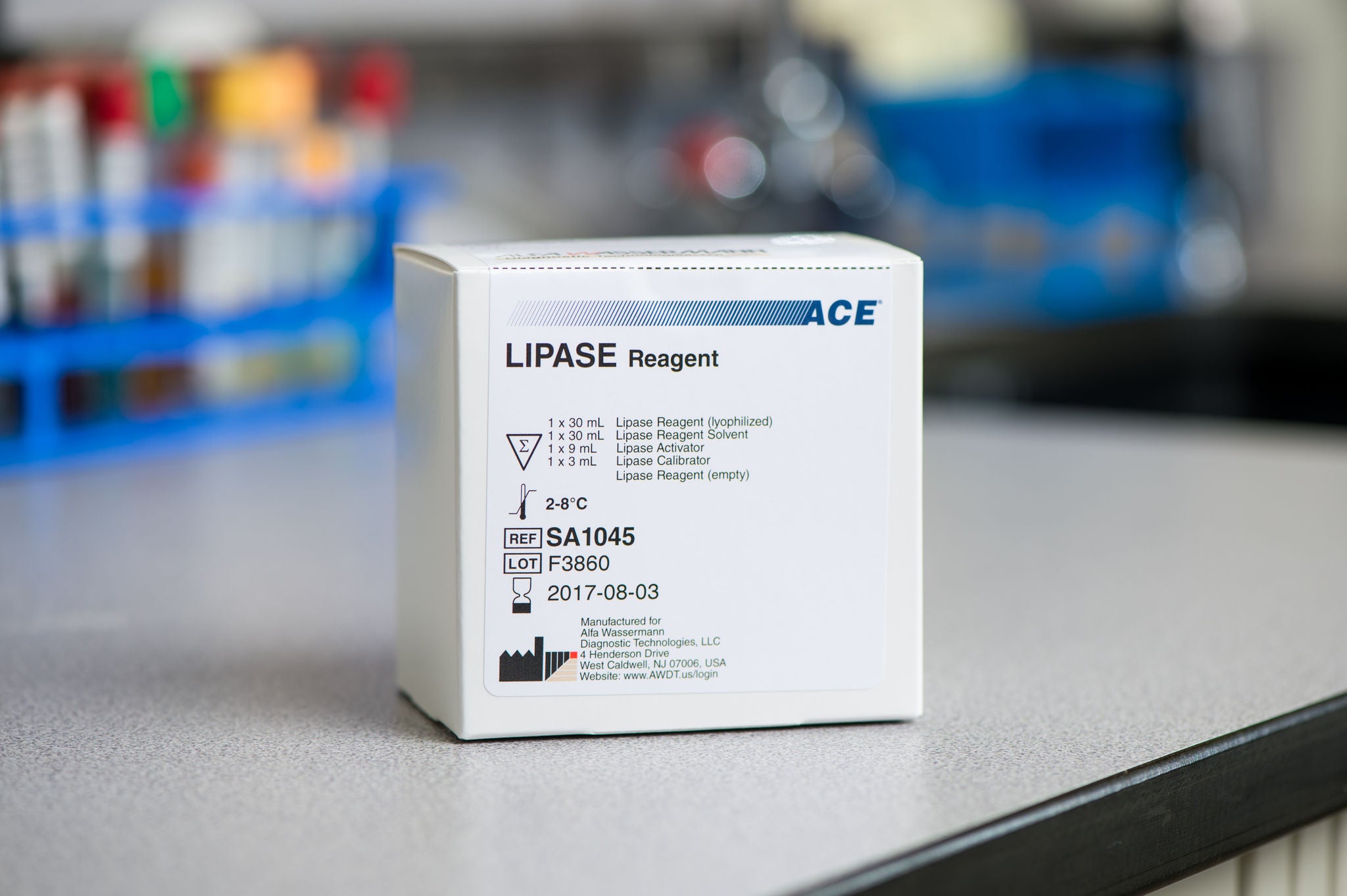 General Chemistry Reagent ACE® Lipase For ACE and ACE Alera Analyzers 150 Tests