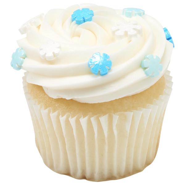 Snowflakes Shapes - Red 3 Free Sugar Candy Decorations