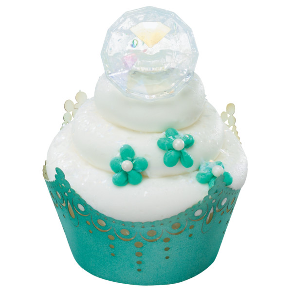 Iridescent Diamond Cupcake Rings | DecoPac