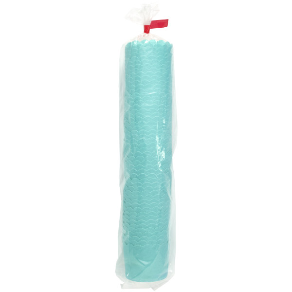 Turquoise Scalloped Baking Cups