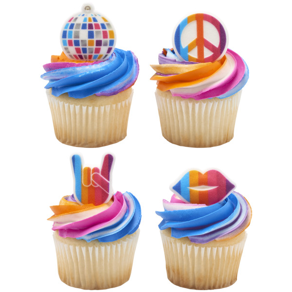 Bright Disco Assortment Dec-Ons® Decorations
