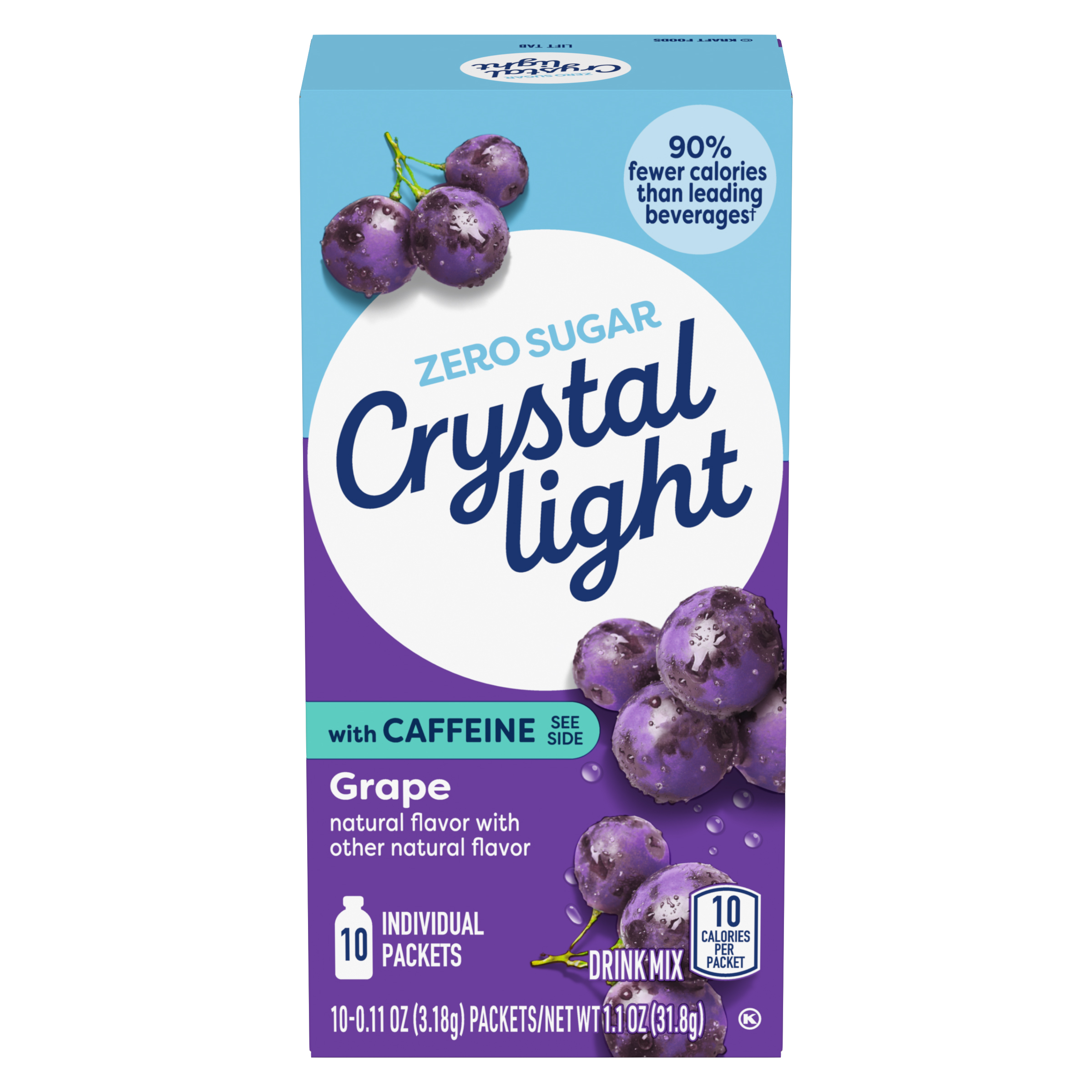 Grape Powdered Drink Mix with Caffeine