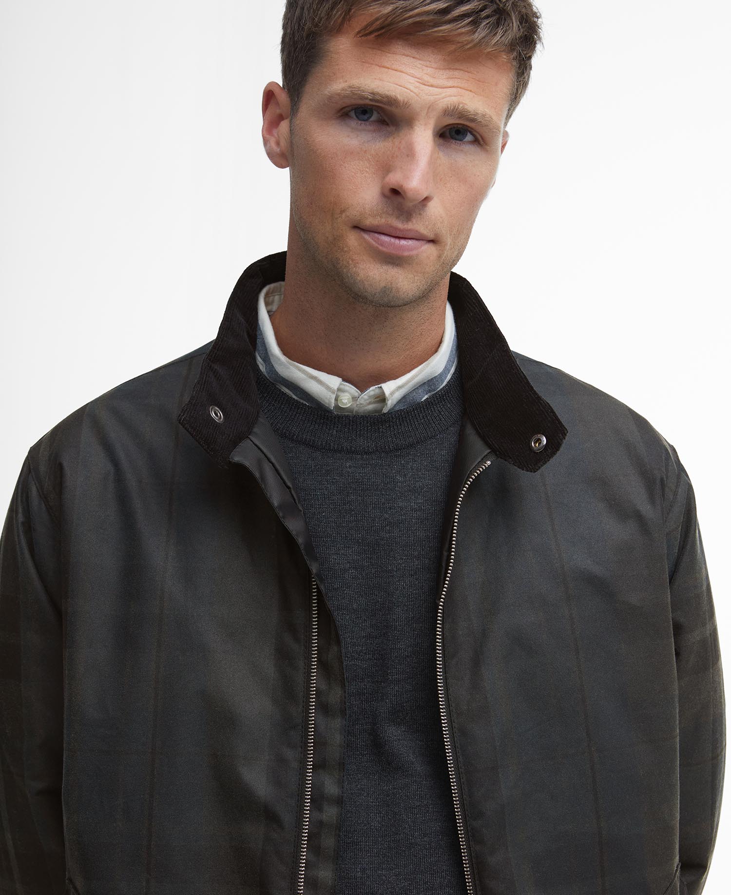 Wachsjacke Harrington Check image number 3