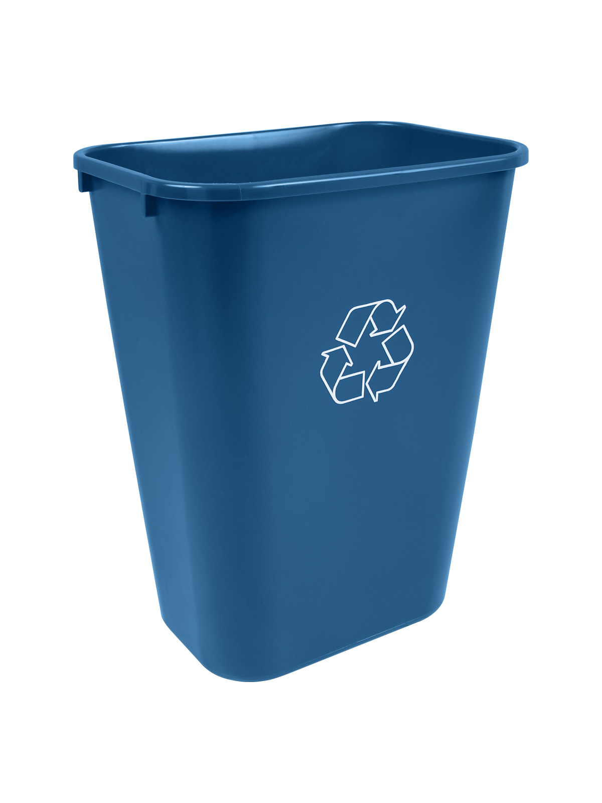 RECYCLING & WASTE BASKET – Single – Body – 41 Q – Mobius Loop – Royal Blue