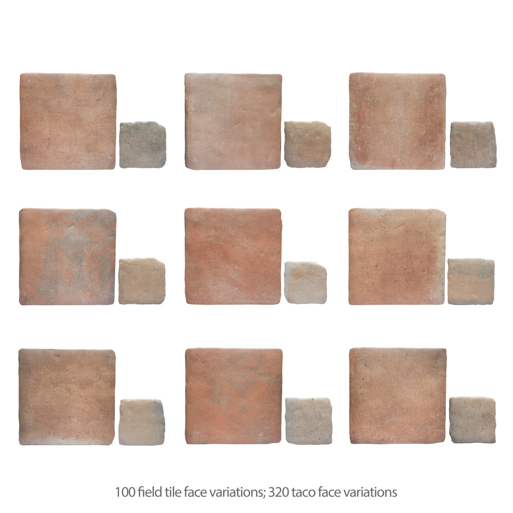 Benisa Marelle Cotto with Teja Taco 11-7/8 in. x 17-3/4 in. Porcelain Floor and Wall Tile