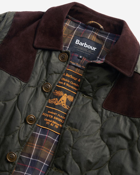 Barbour x TO KI TO Sporting Quilted Waxed Jacket