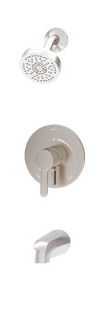 Solarity Tub and Shower Trim with VersaFlex Integral Diverter