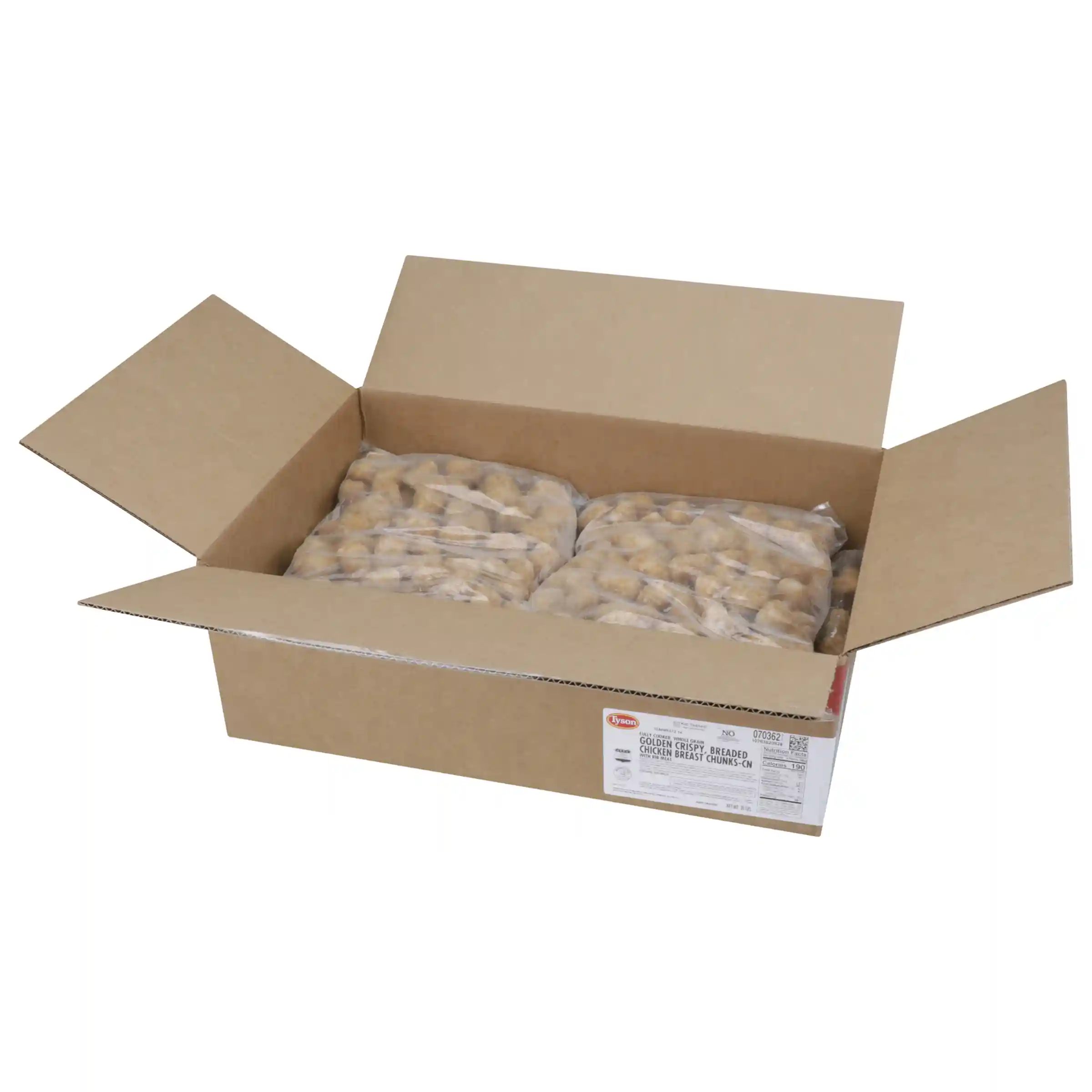 Tyson® Fully Cooked Whole Grain Breaded Golden Crispy Chicken Breast Chunks CN, 0.79 oz._image_4
