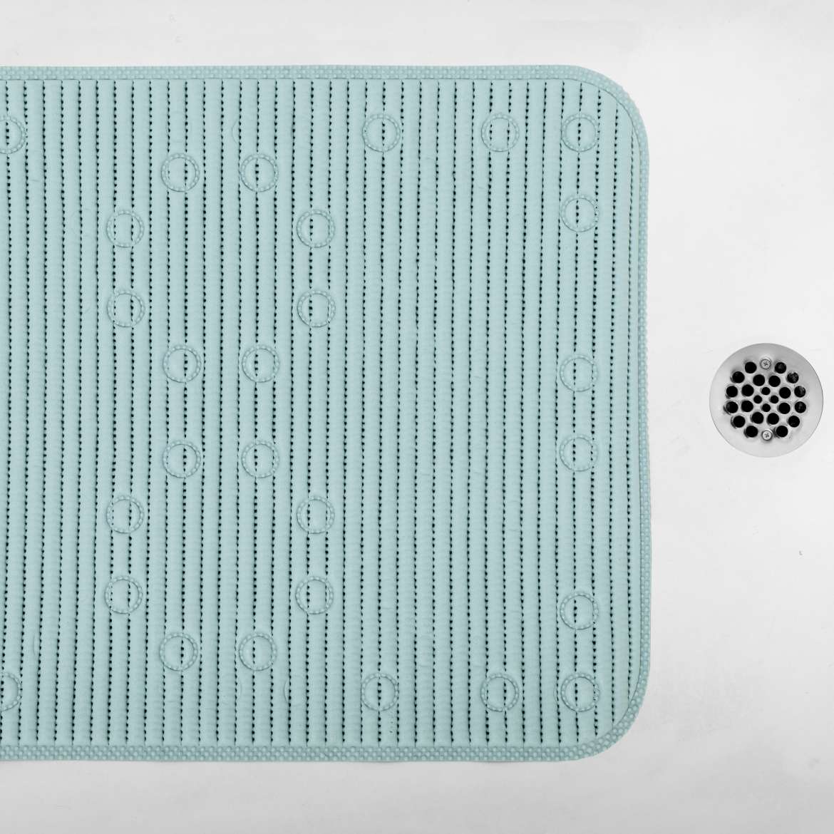 Cushioned Bath Mat Sky Blue Duck Brand