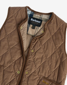 Cecily Gilet Beige/Sky Dress Tartan