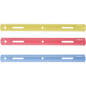 12" Plastic Ruler, Assorted Colors (No Color Choice)
