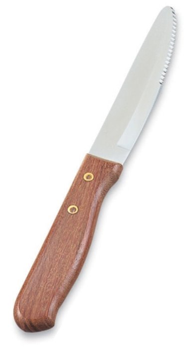 5-inch wood-handled steak knife