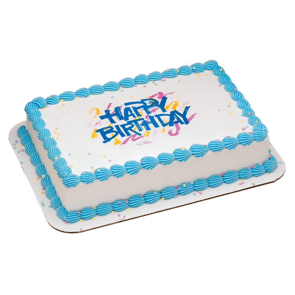 Image Cake Happy Birthday Bold