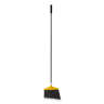 Rubbermaid Commercial, 10.5in, Angle Broom, Metal Handle, Flagged, Polyethylene Bristles, Gray