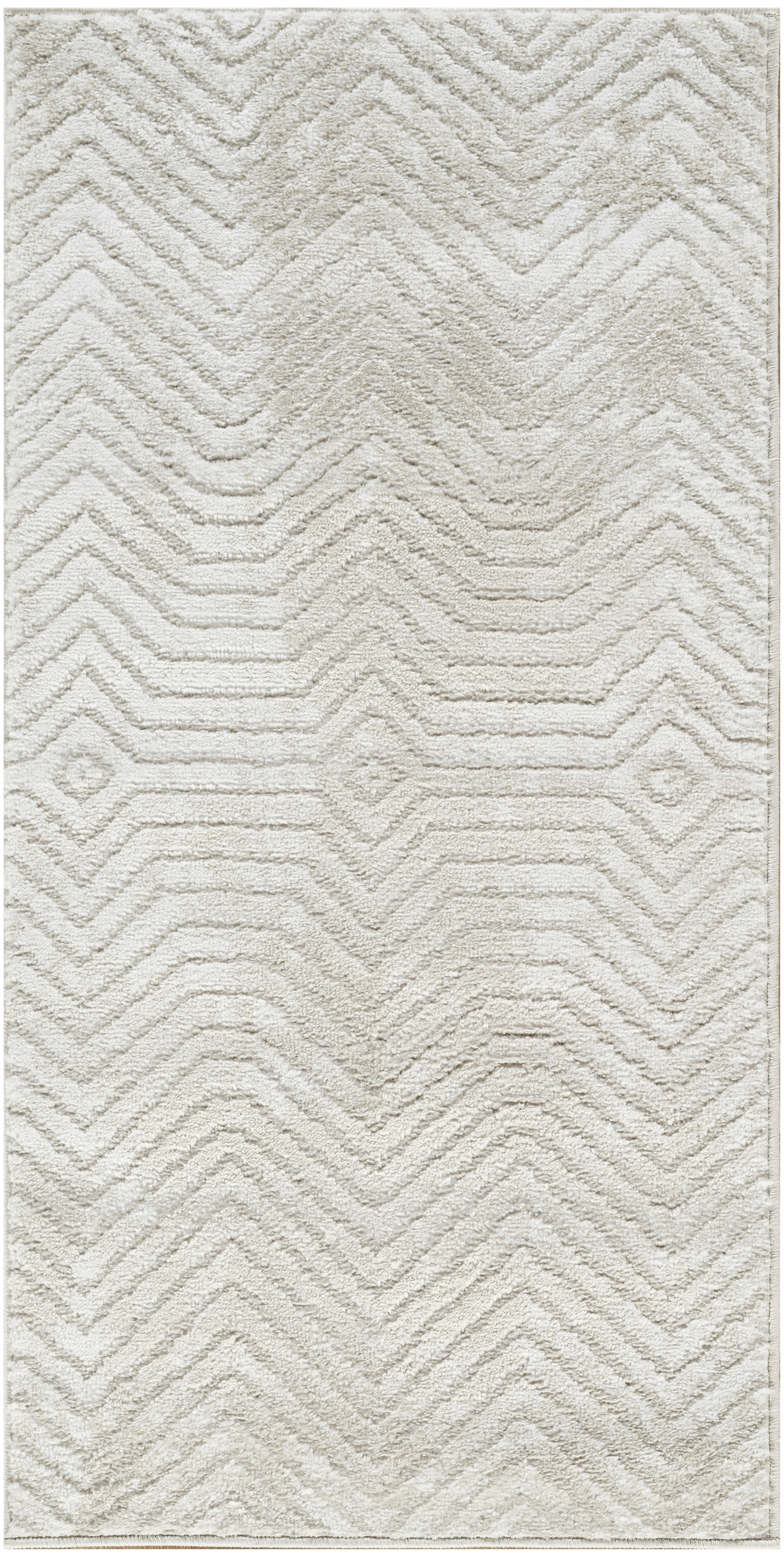 Nourison Dekor 2' x 4' Ivory Beige Modern Indoor Rug