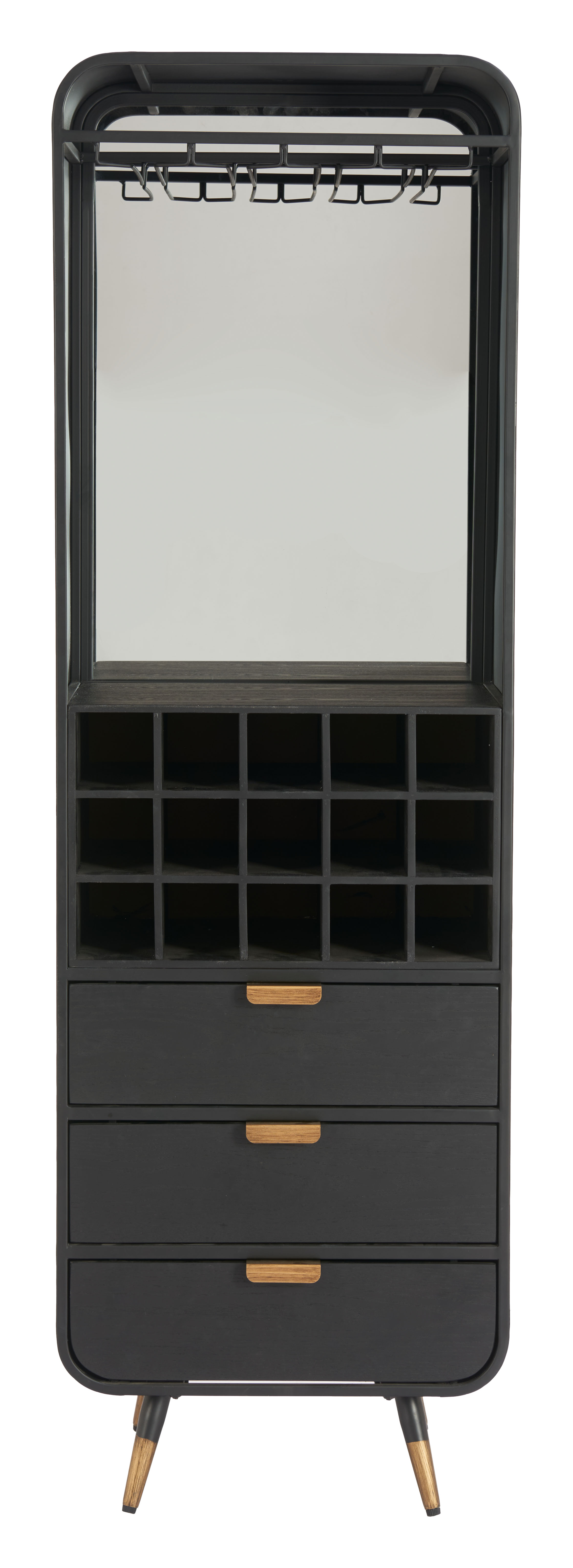 Magara Bar Cabinet Black product image